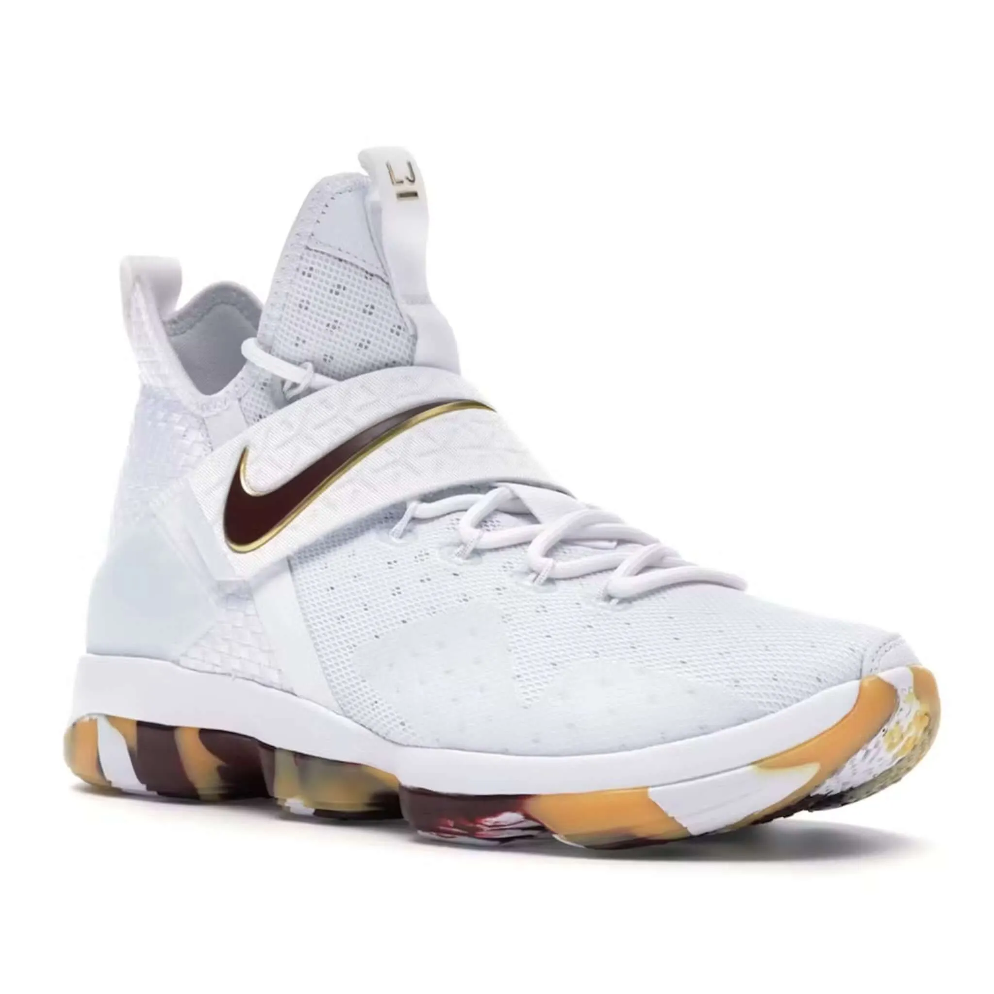 NEW NIKE LEBRON 14 WHITE WINE 852405-104 SIZE 8.5