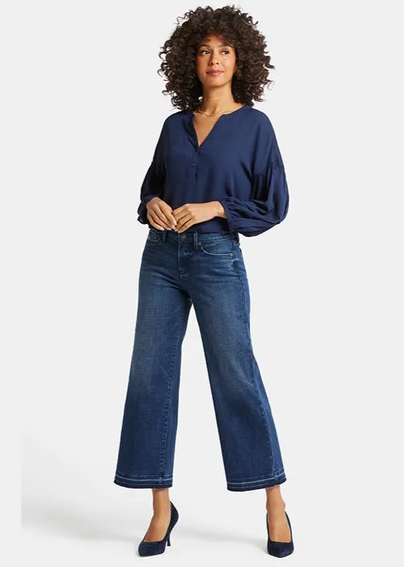 NYDJ - Teresa Wide Leg Ankle Jeans - Moonlight