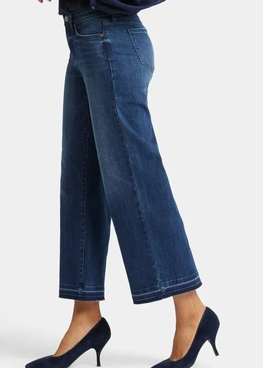 NYDJ - Teresa Wide Leg Ankle Jeans - Moonlight