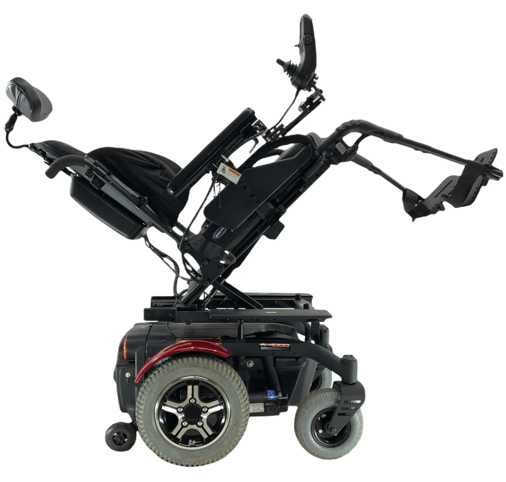 Pride Mobility Quantum R-4000 Rehab Power Chair | 18 x 21 Seat | Tilt | Only 15 Miles!