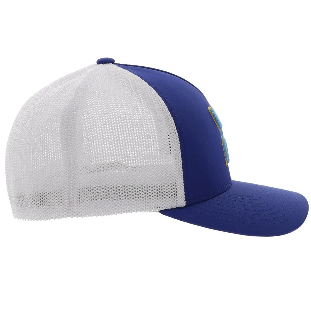 "Coach" Blue/White Flexfit Hat