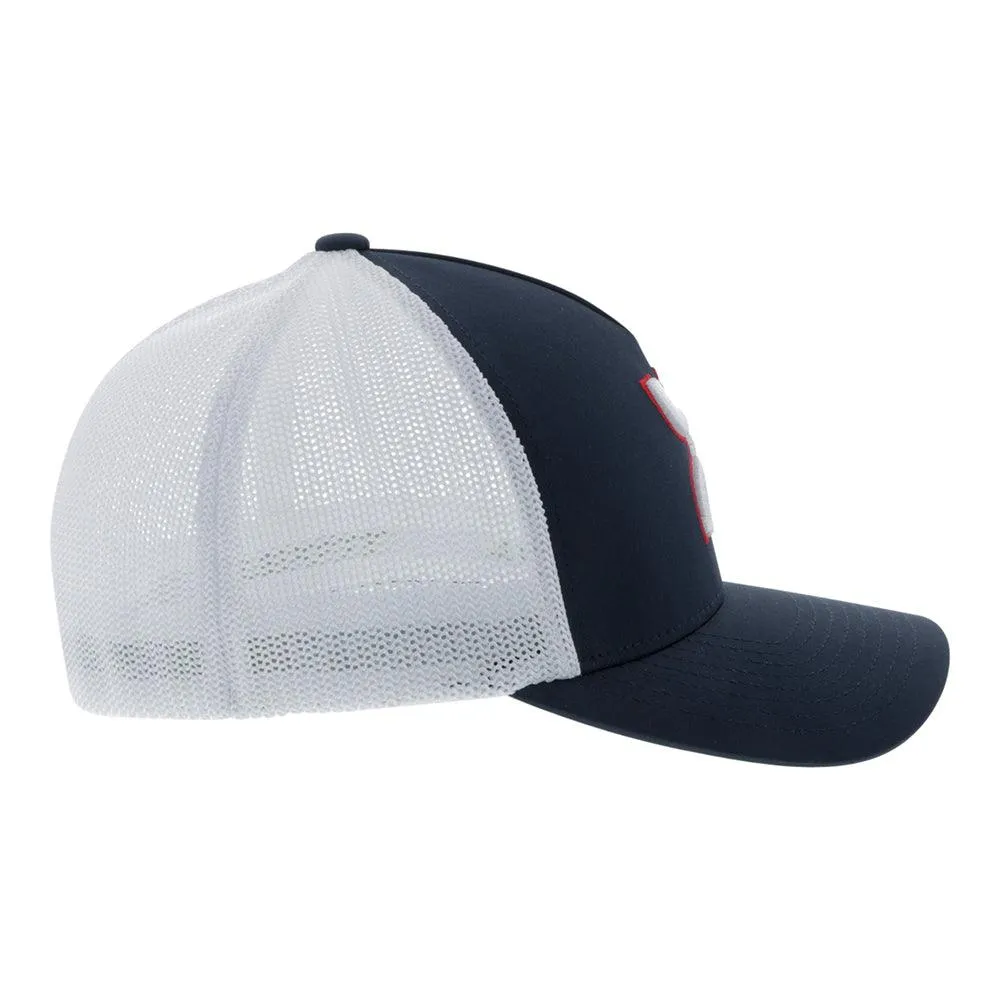 "Coach" Navy/White Hat