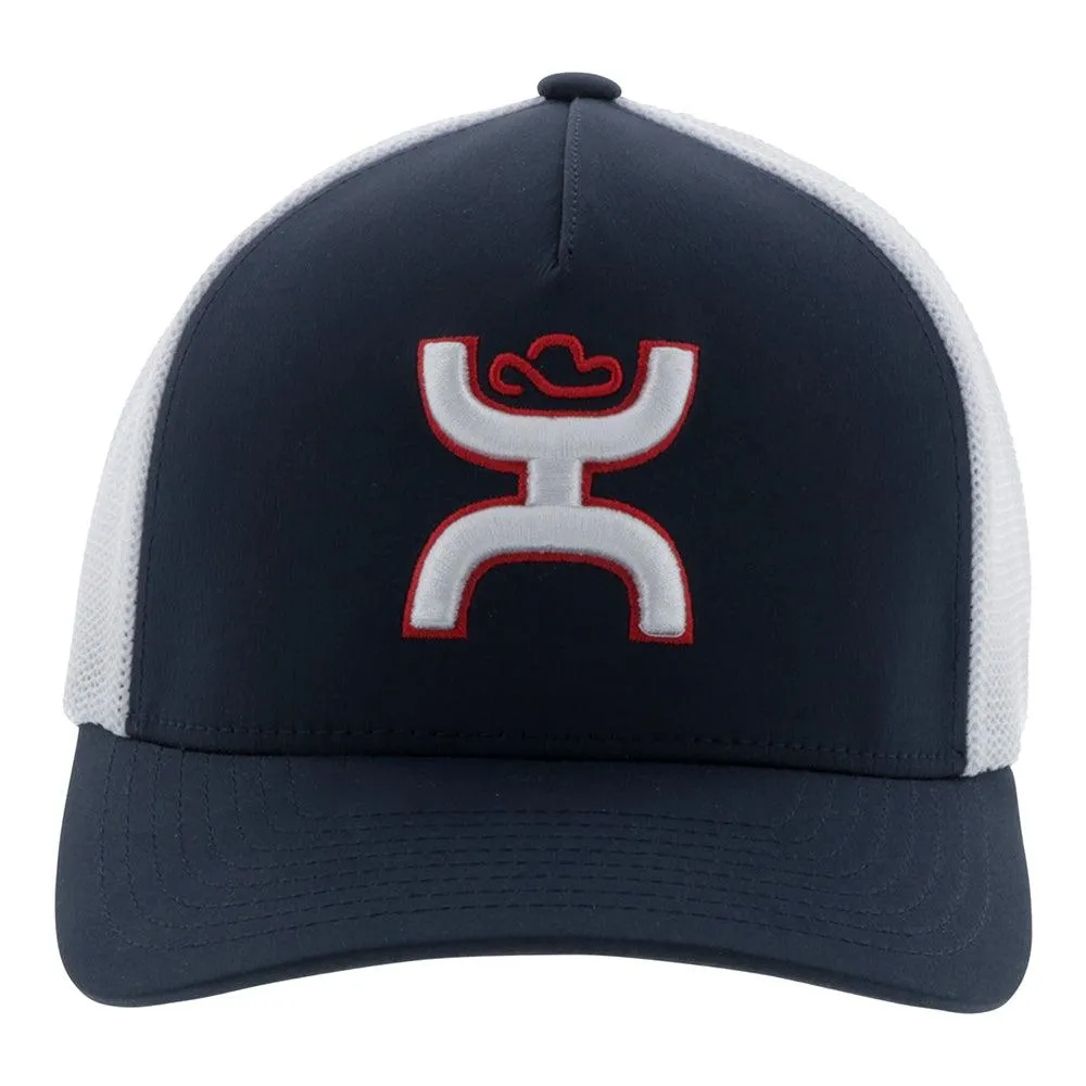 "Coach" Navy/White Hat