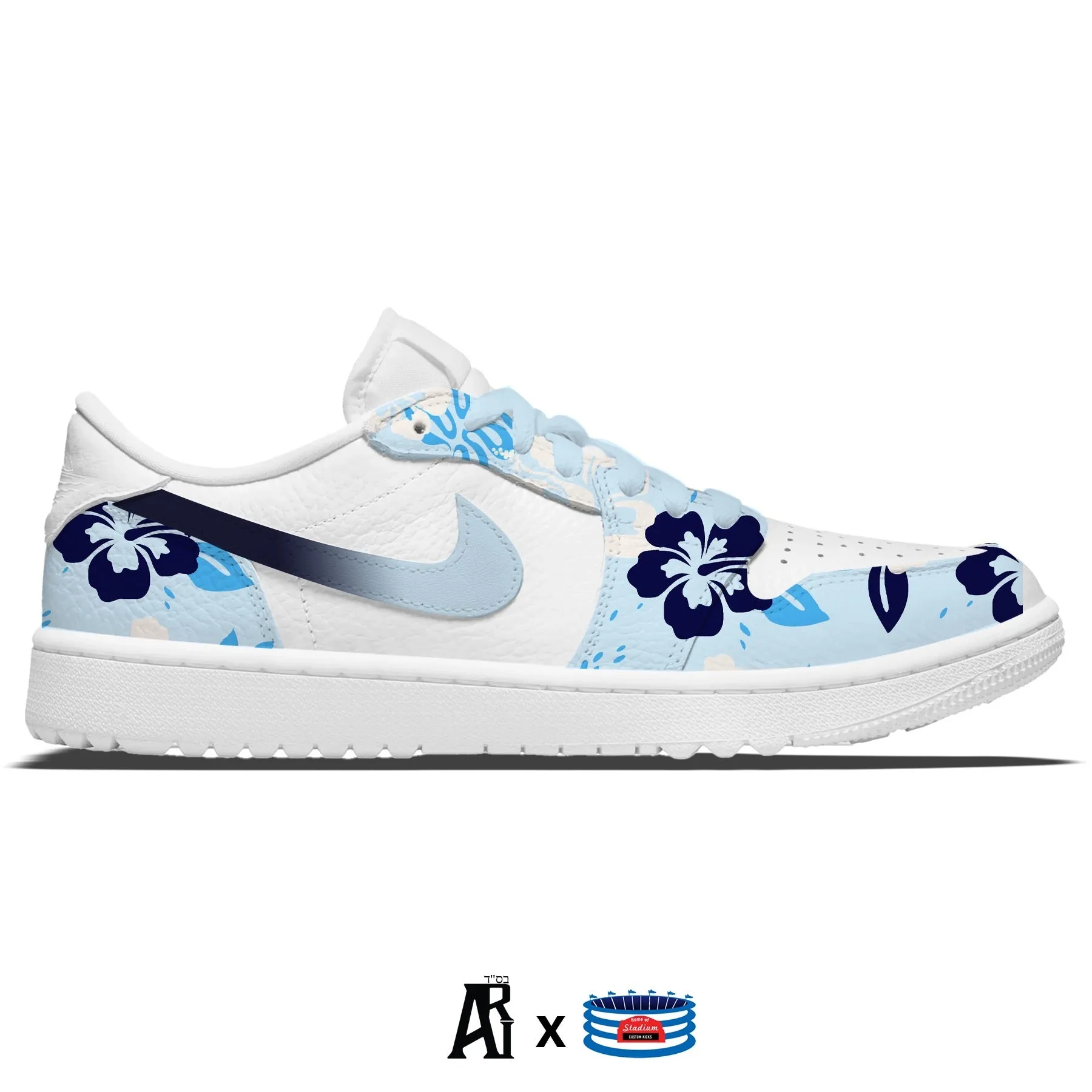 "Hawaii" Jordan 1 Golf Shoes