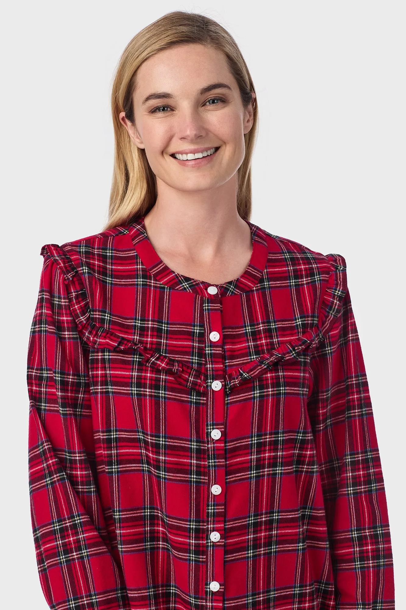 Red Tartan Womens Nightshirt