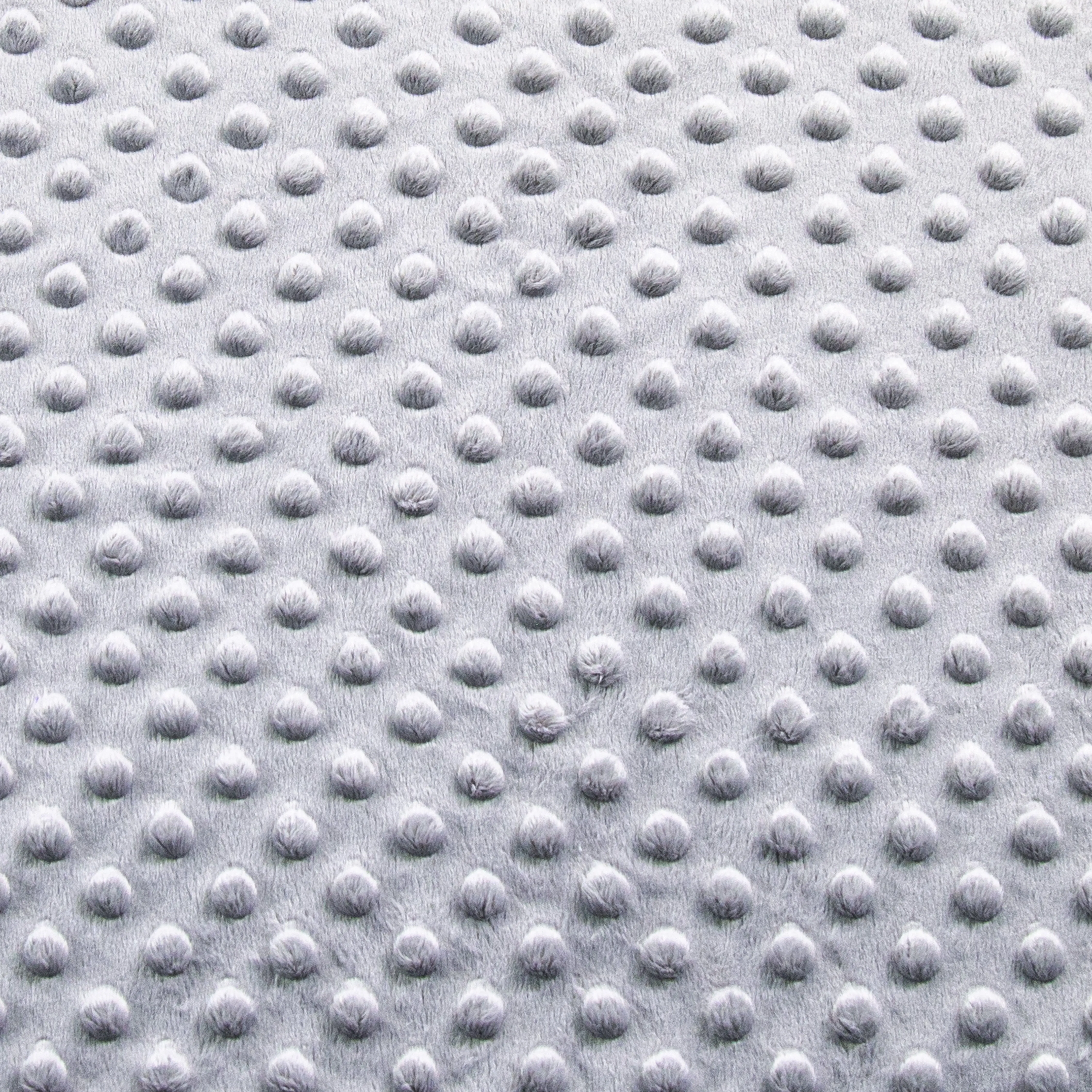 Silver Minky Fabric by the Yard | Oeko-TEX Certified Plush | 60" Wide for Baby Blankets & More