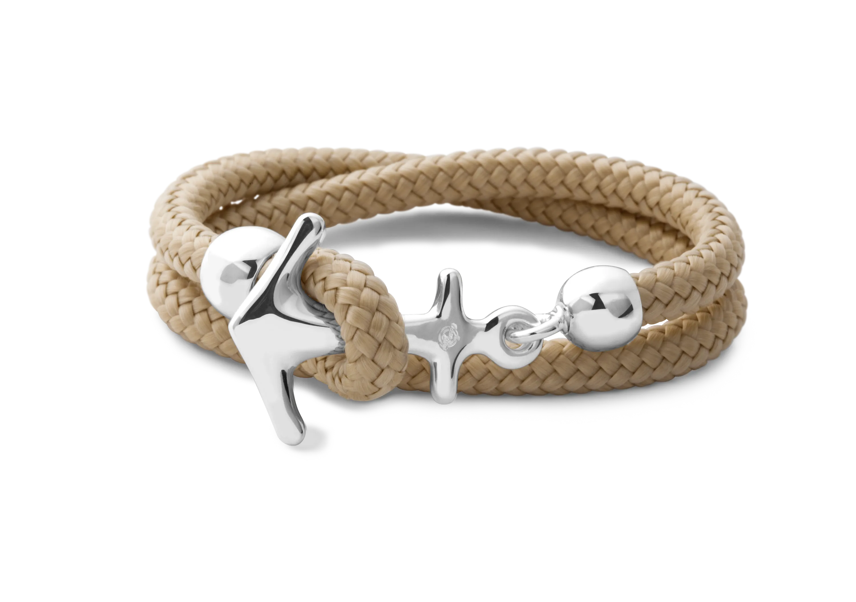 Small Anchor Bracelet in 18 Carat White Gold