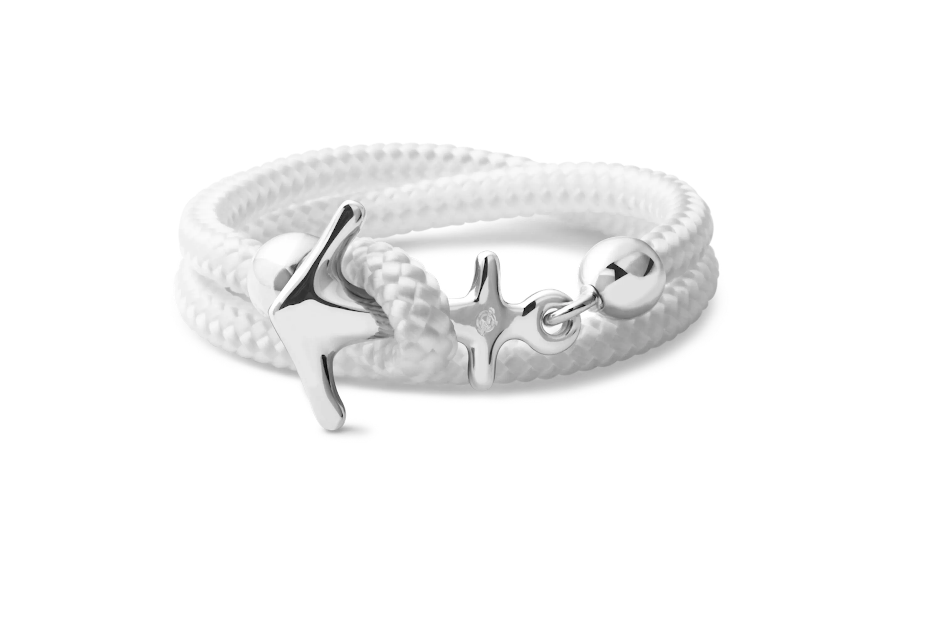 Small Anchor Bracelet in 18 Carat White Gold