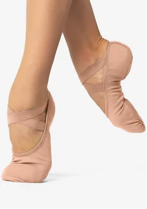 So Danca SD16 Canvas Split-Sole Ballet Slippers **SAND**