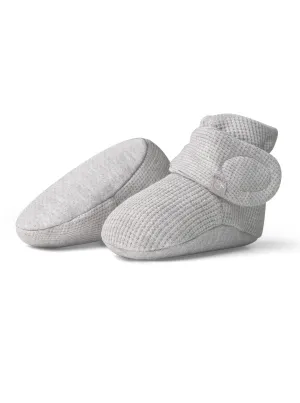 Stay-on Baby Boots, Waffle Knit, Thunderstorm