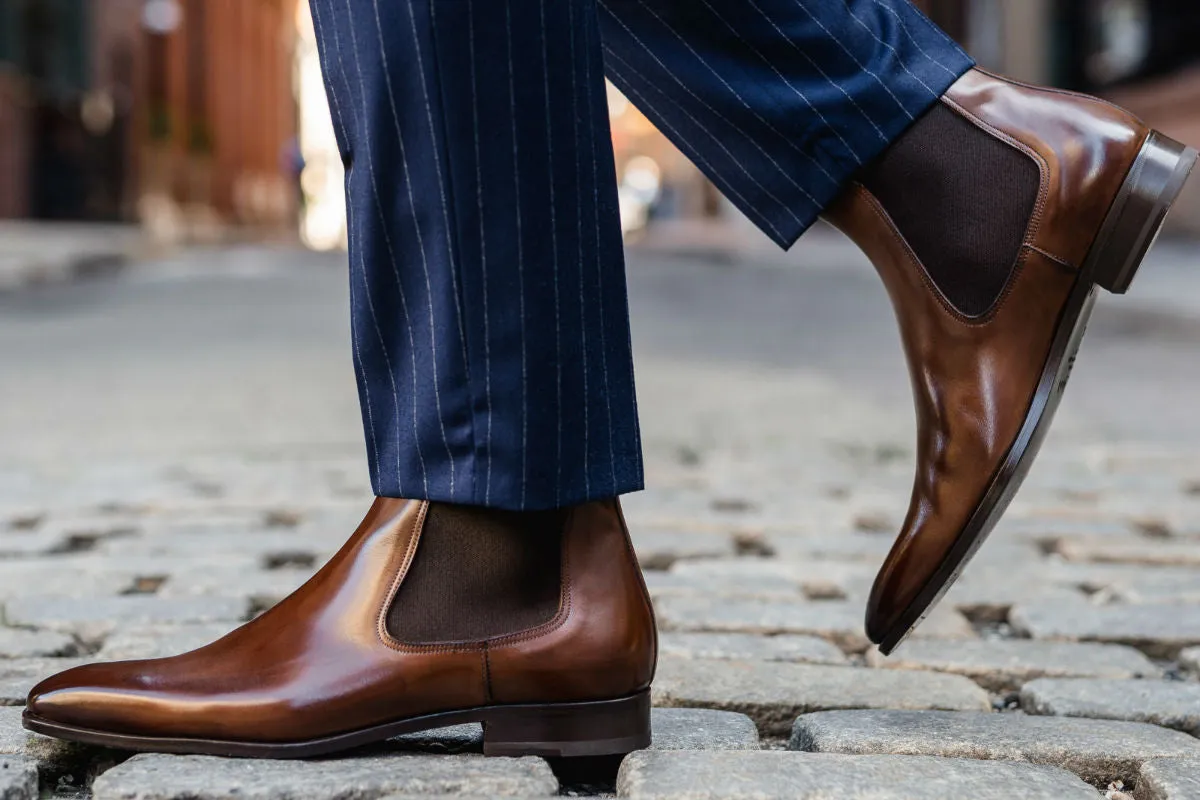 The Dean Chelsea Boot - Marrone