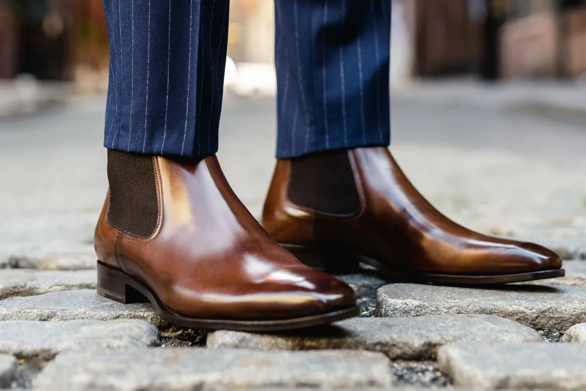 The Dean Chelsea Boot - Marrone