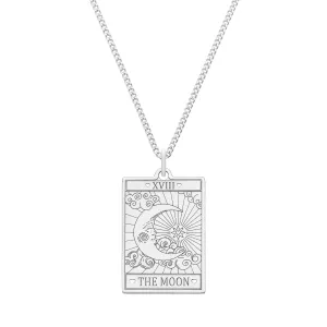 The Moon Tarot Necklace