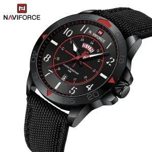 Top Brand NAVIFORCE Fashion Nylon Strap Waterproof Quartz Men's Sport Watches NF9204N Luxury 2023