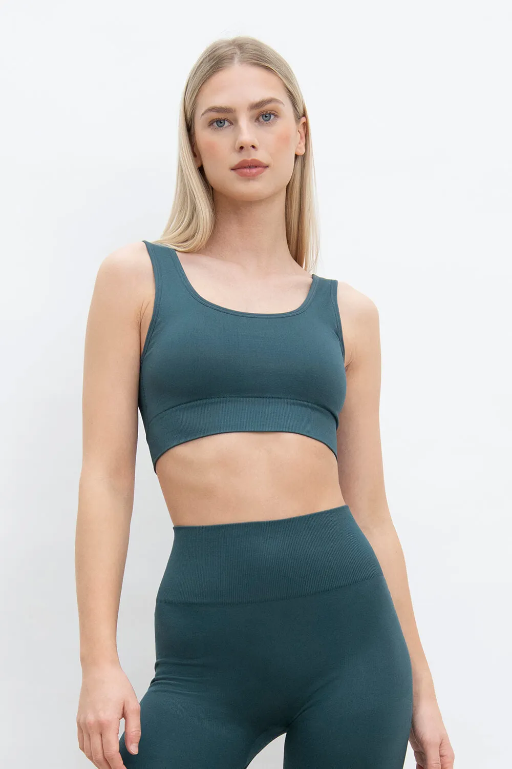 Ultimate Seamless Bralette - Teal Blue