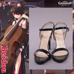 Uwowo Game Genshin Impact Concert Ver. Beidou Cosplay Shoes