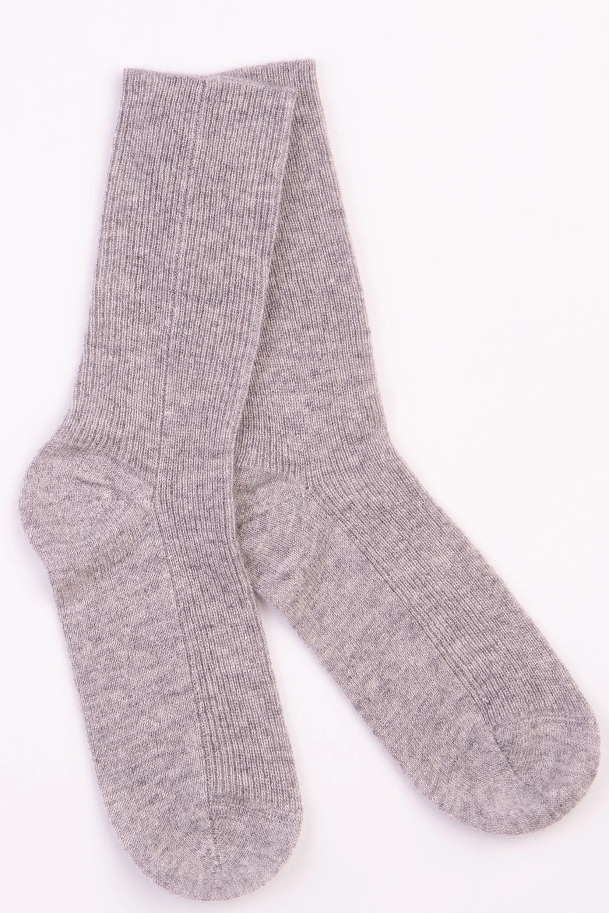 Women's Cashmere Socks - Oyster Grey