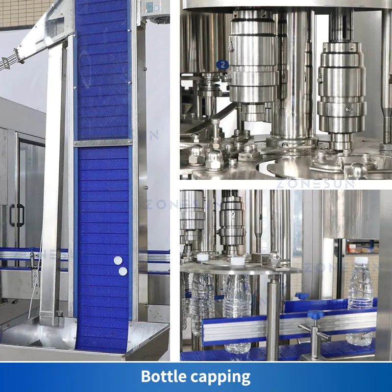 ZONESUN ZS-AFC883 Liquid Bottle Rinsing Filling Capping Production Line（SPECIAL OFFER）