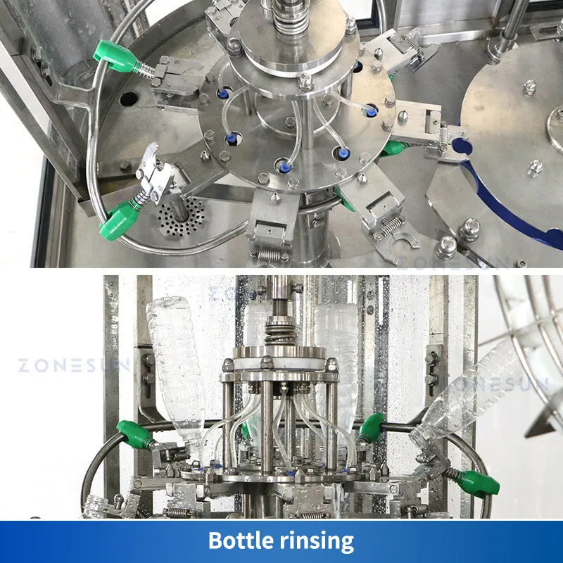 ZONESUN ZS-AFC883 Liquid Bottle Rinsing Filling Capping Production Line（SPECIAL OFFER）