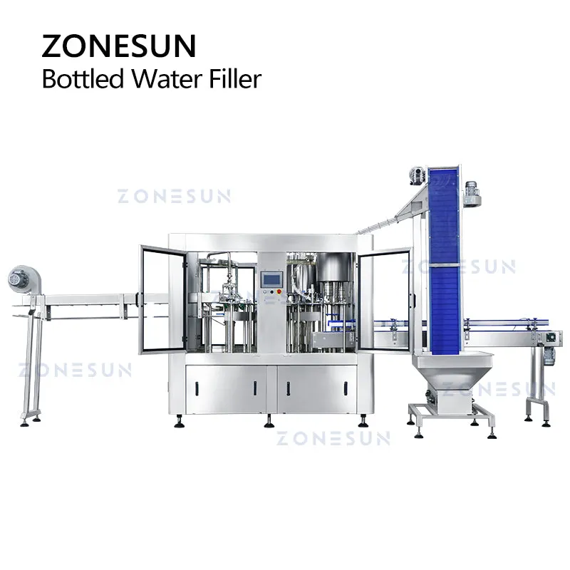 ZONESUN ZS-AFC883 Liquid Bottle Rinsing Filling Capping Production Line（SPECIAL OFFER）